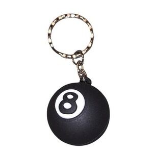 8 Ball Keychain Novelty Keyring Billiards Pool Accessory‎ Gift